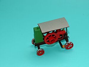 Stationärmotor am Fahrwerk