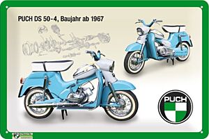 Blechschild "PUCH DS 50"