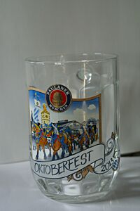 Glaskrug 0,5 l - Paulaner Oktoberfest 2013