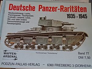 Deutsche Panzer-Raritäten 1935-1945 -Band 77