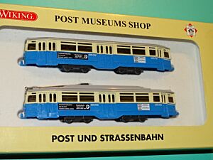 Straßenbahn LHB TriebwagenV7 und Beiwagen