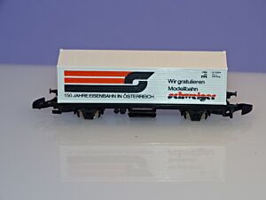 Containertragwagen 150 JAHRE EISENBAHN IN ÖSTERREICH
