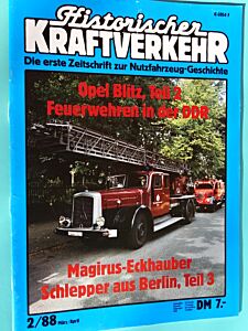Historischer KRAFTVERKEHR 2/88