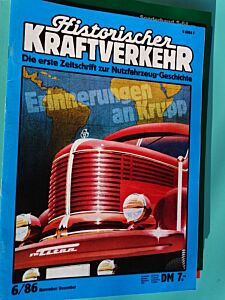 Historischer KRAFTVERKEHR 6/86