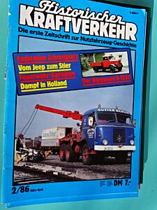 Historischer KRAFTVERKEHR 2/86