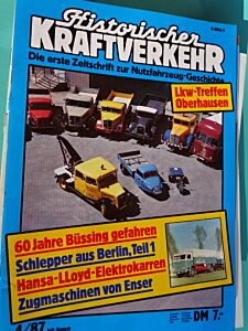 Historischer KRAFTVERKEHR 4/87