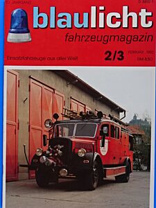 blaulicht fahrzeugmagazin 2,3/1992