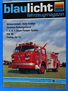 blaulicht fahrzeugmagazin 5/1985
