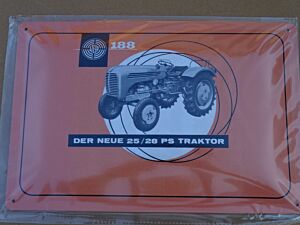 Blechschild "Steyr Traktor Typ 188 - Typ 190"