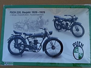 Blechschild "Steyr Puch 220"