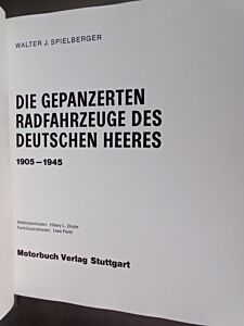 Die gepanzerten Radfahrzeuge des deutschen Heeres 1905-1945