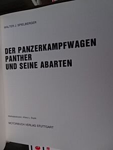 Der Panzerkampfwagen Panther und seine Abarten