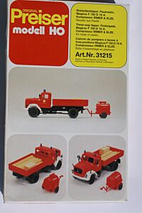 Dreiseitenkipper. Magirus F 150 D 10 A; Anhänger Kompressor IRMER & ELZE