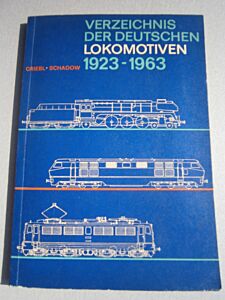 Verzeichnis der DEUTSCHEN LOKOMOTIVEN 1923-1963
