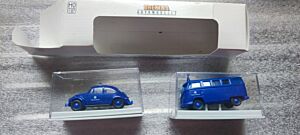 2er Set "THW" mit VW Käfer und VW Kombi