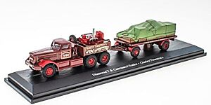 Diamond T & Canvassed Trailer 5 Charles Thurston's