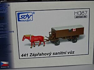 Rettungswagen mit Pferd