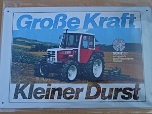 Blechschild "Steyr Traktor Serie 80"