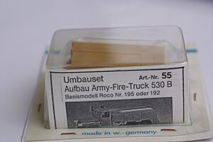 Umbauset Aufbau Army Fire Truck 530 B