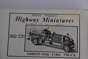 Ahrens-Fox Fire Truck