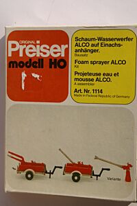 Schaum-Wasserwerfer ALCO auf Einachsanhänger